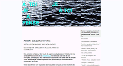 Desktop Screenshot of jepenseatoi.net